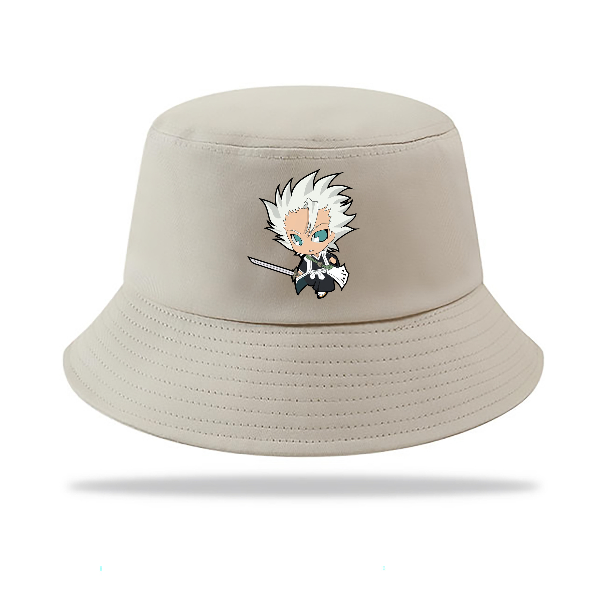 （画像用） ブリーチ 日番谷冬獅郎（ひつがや とうしろう） BLEACH Hitsugaya Toushirou アウトドア日除けバケットハット